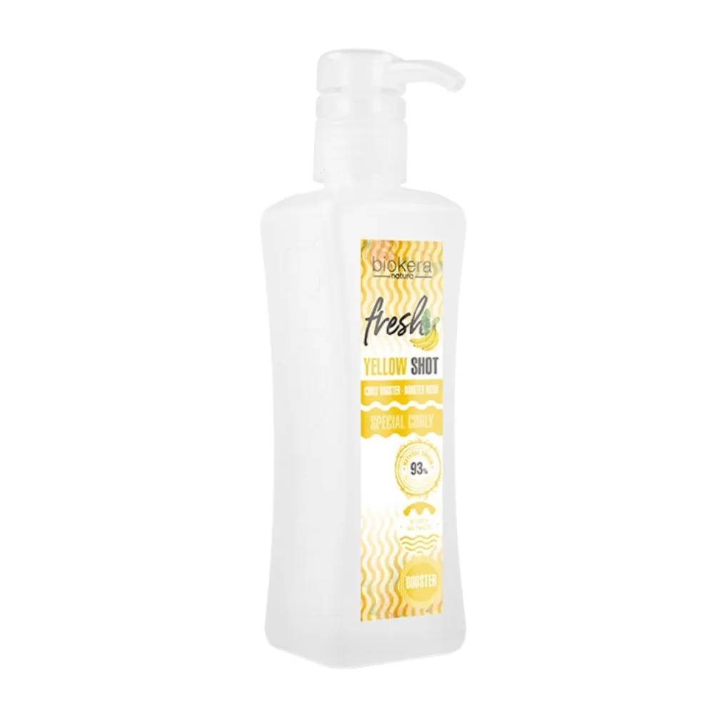 Salerm Cosmetics Biokera Natura Fresh Yellow Shot Curly Booster Gel Activador de Rizos 300ml