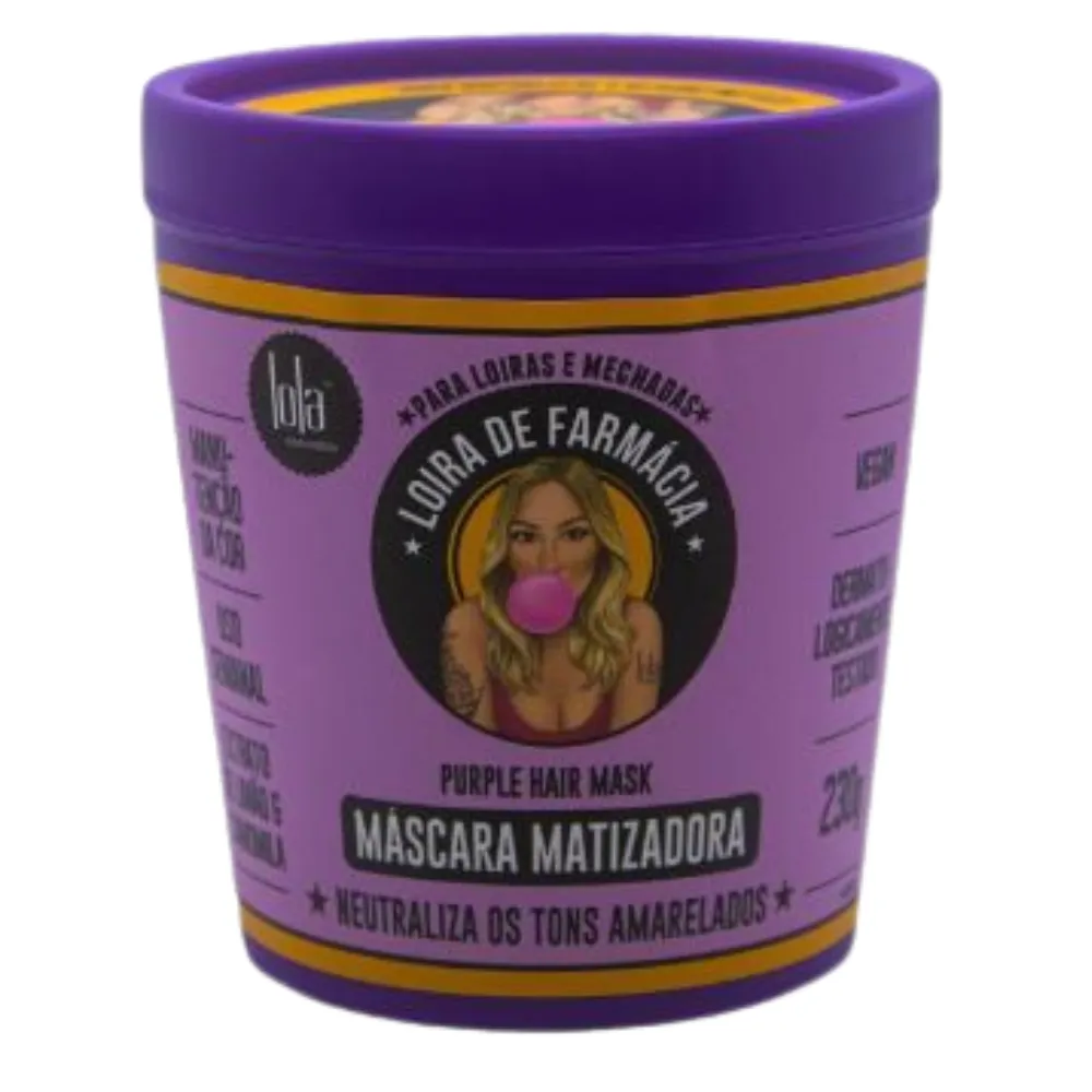 Lola Cosmetics Loira De Farmácia Máscara Matizadora 230g