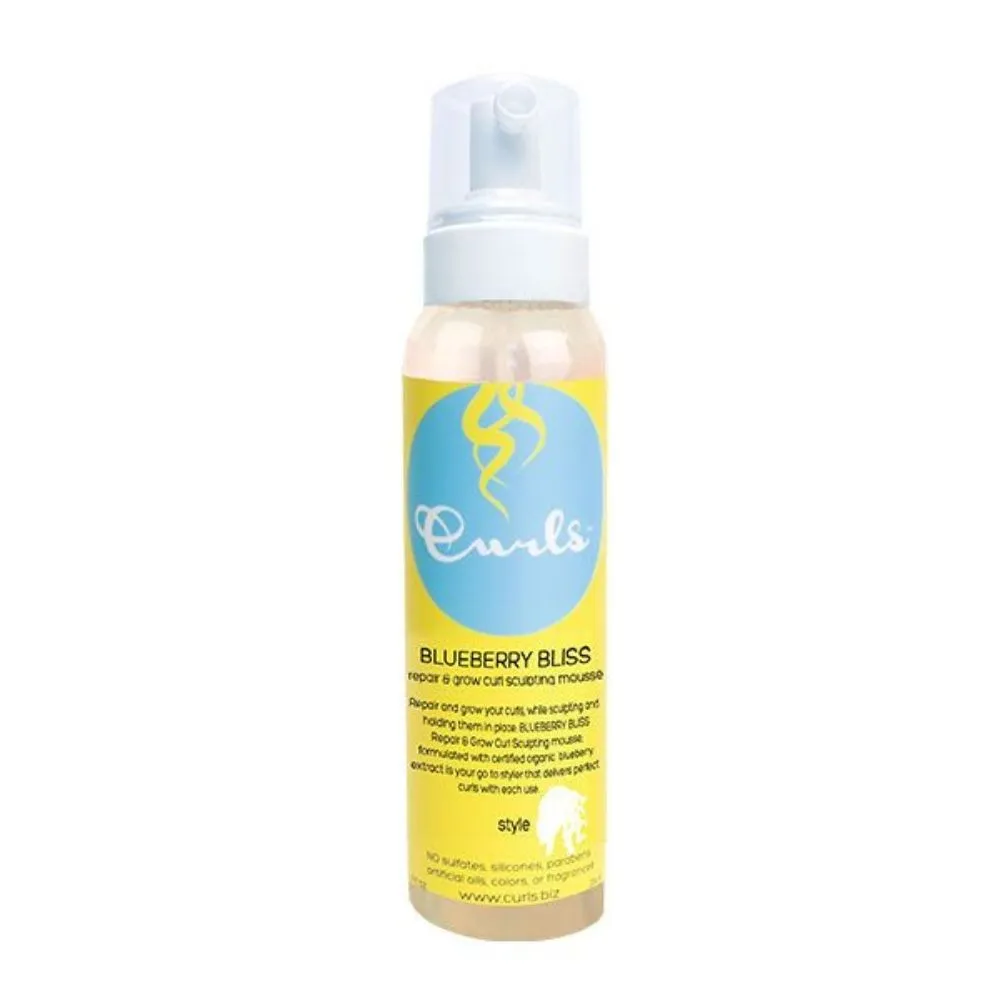Curls Blueberry Bliss Repair and Grow Curls Sculpting Mousse 177ml