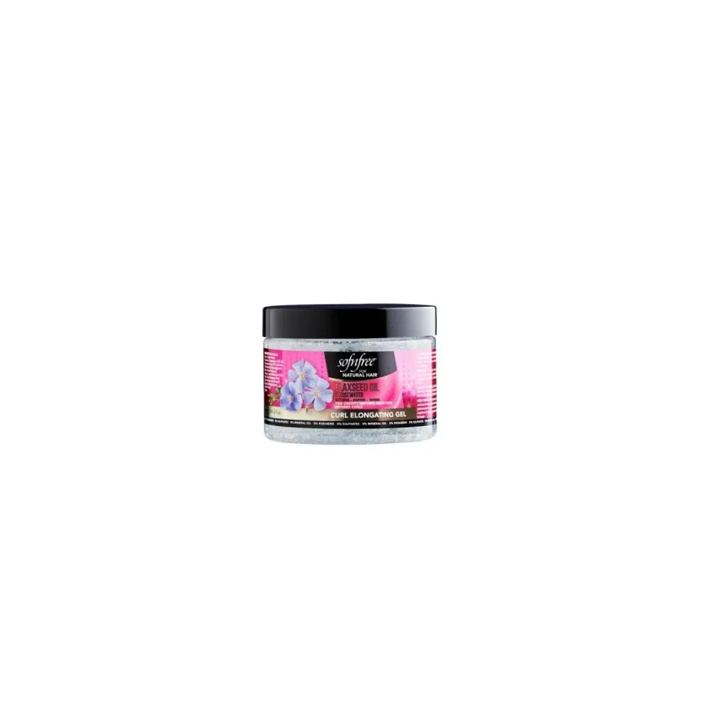 Sofn’Free Curl Elongating Gel Flaxseed Oil and Rosewater 325ml