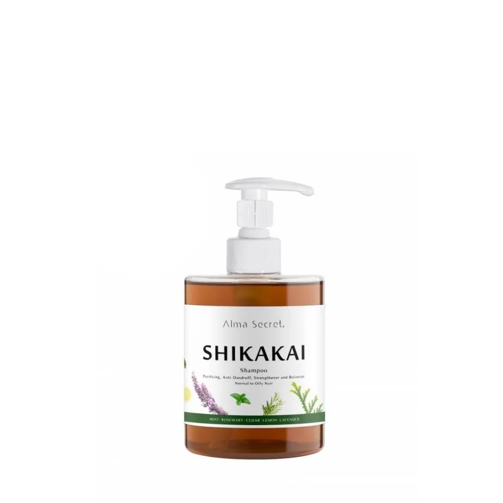 Alma Secret Champú Shikakai Con Ortiga, Espirulina, Menta, Romero, Cedro, Limón & Lavanda 500ml