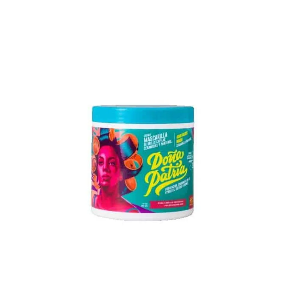 Doña Patria Mascarilla de Brillo Capilar 398g