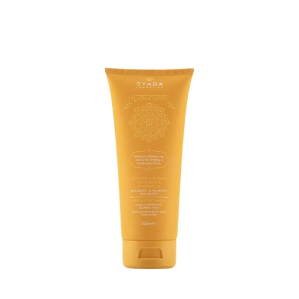 Gyada Cabello Hyalurvedic Impacco Ayurvedico Riflessante Gold Hair 200ml