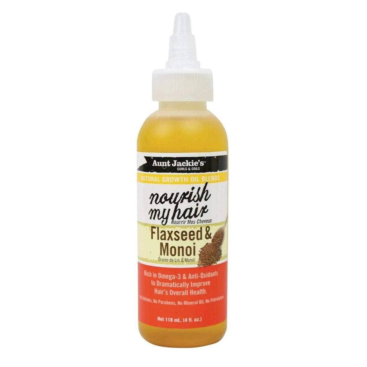 Aunt Jackie’s Nourish My Hair Flaxseed & Monoi Oil 118ml