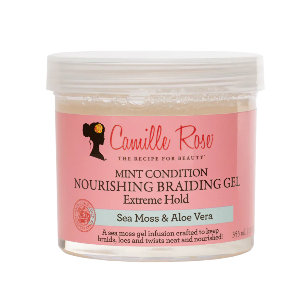 Camille Rose Mint Condition Nourishing Braiding Gel Extreme Hold 355ml