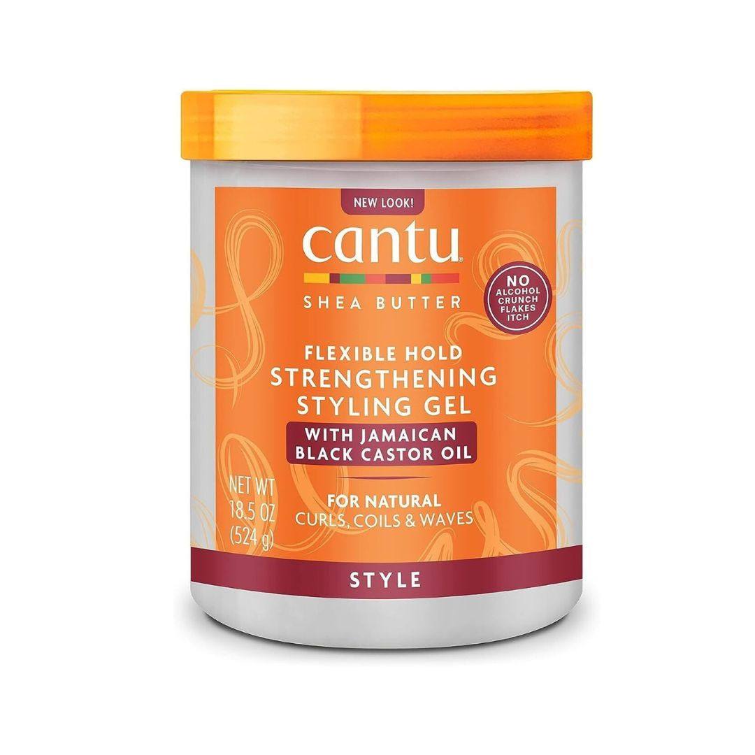 Cantu Maximum Hold Strengthening Jamaican Black Castor Oil Styling Gel 524g