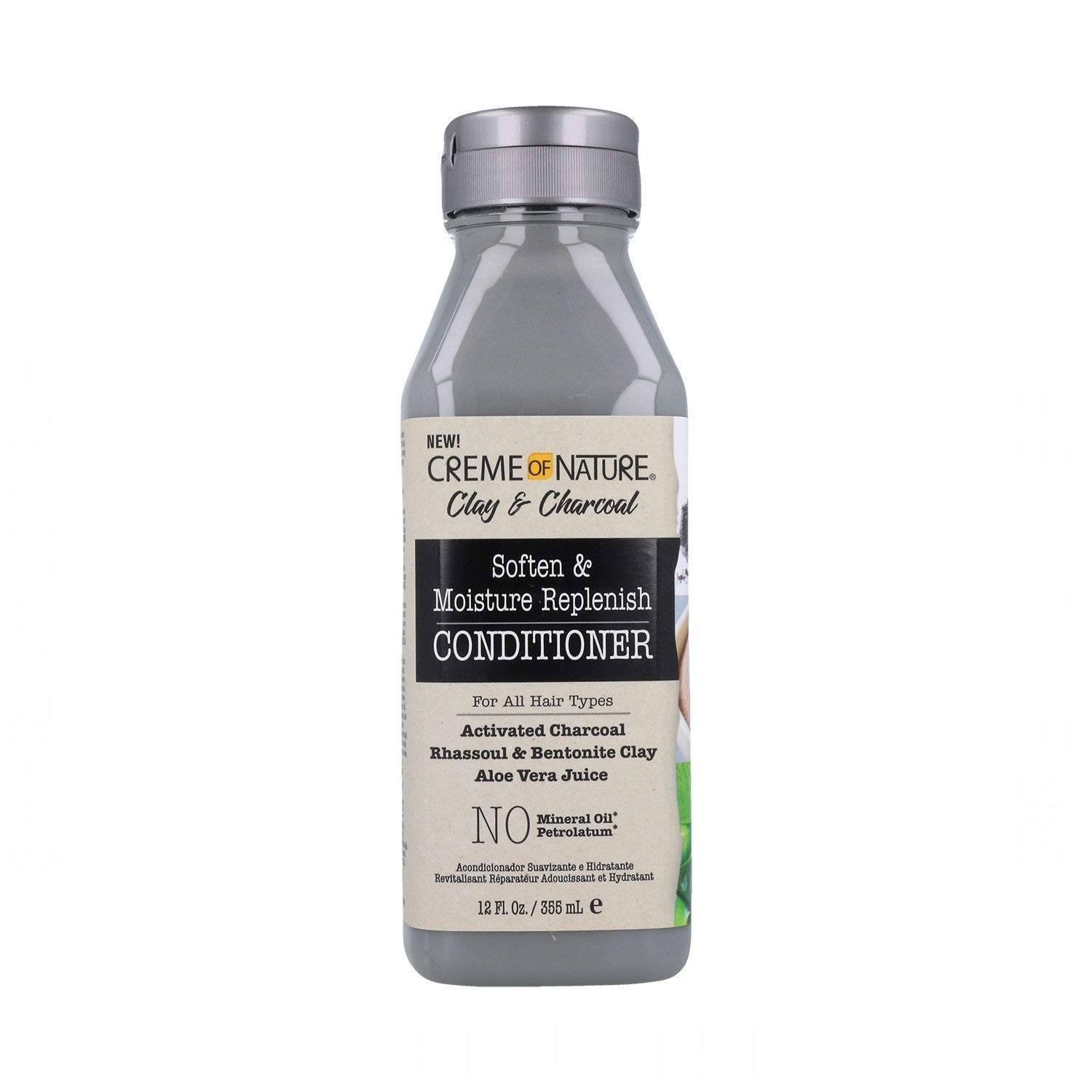 Creme of Nature Clay & Charcoal Soft & Replenish Conditioner 355ml