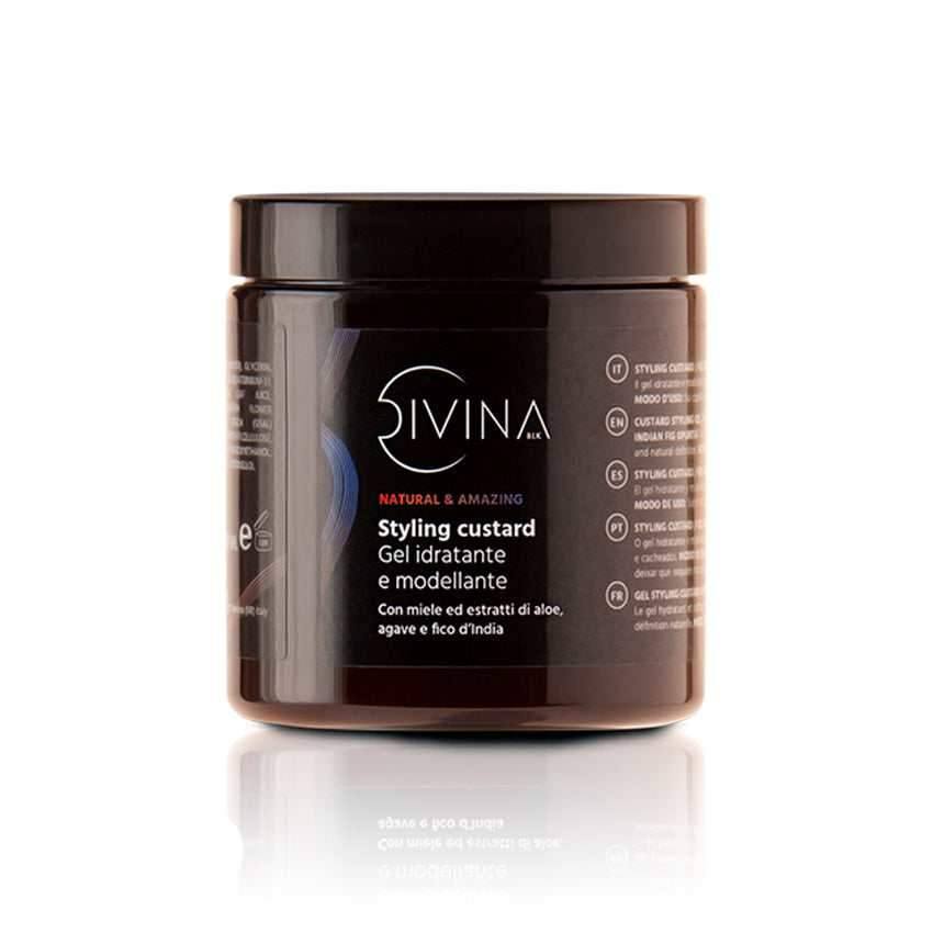 Divina BLK Styling Custard Gel Hidratante y Modelante 250ml