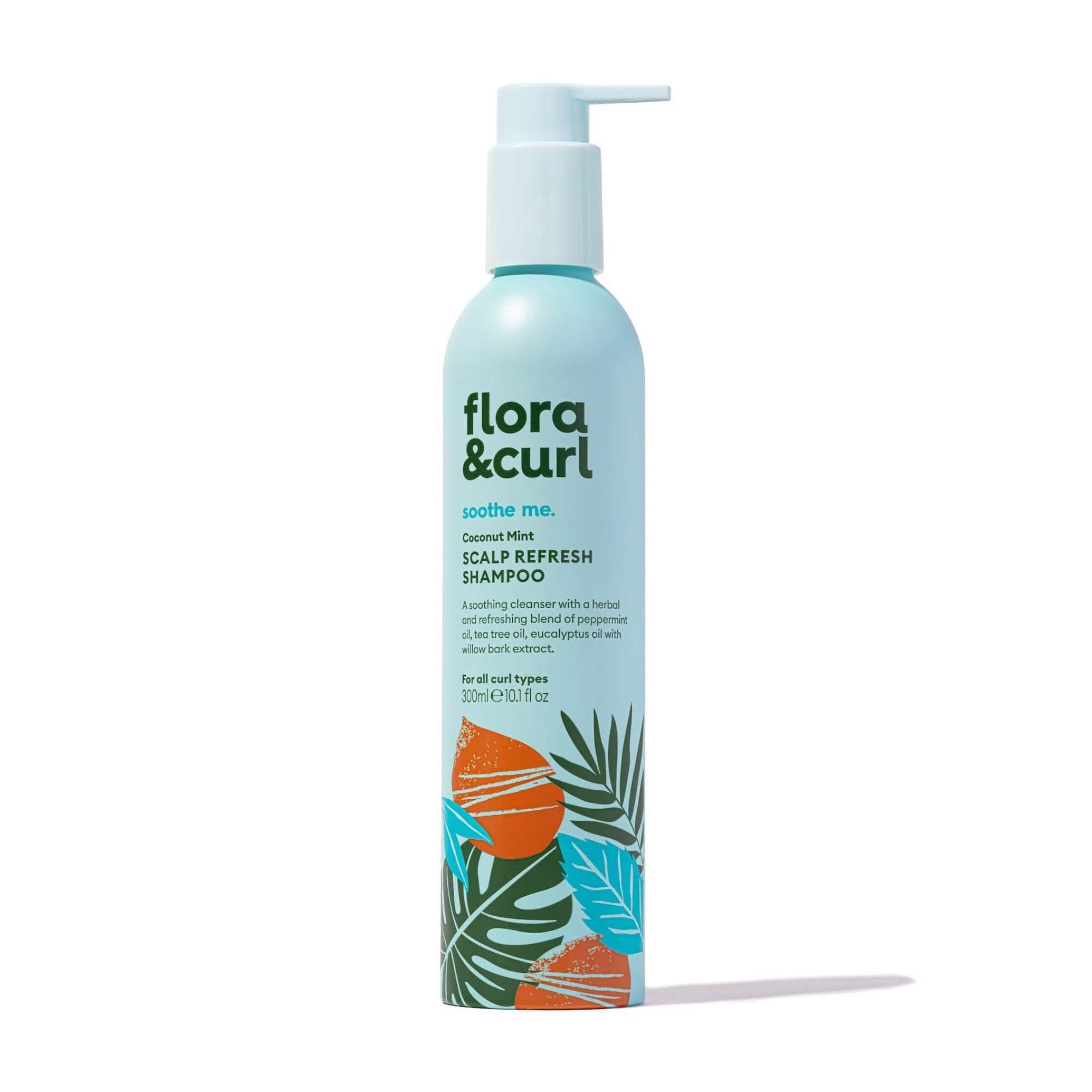 Flora & Curl Soothe Me Coconut Mint Scalp Refresh Champú 300ml
