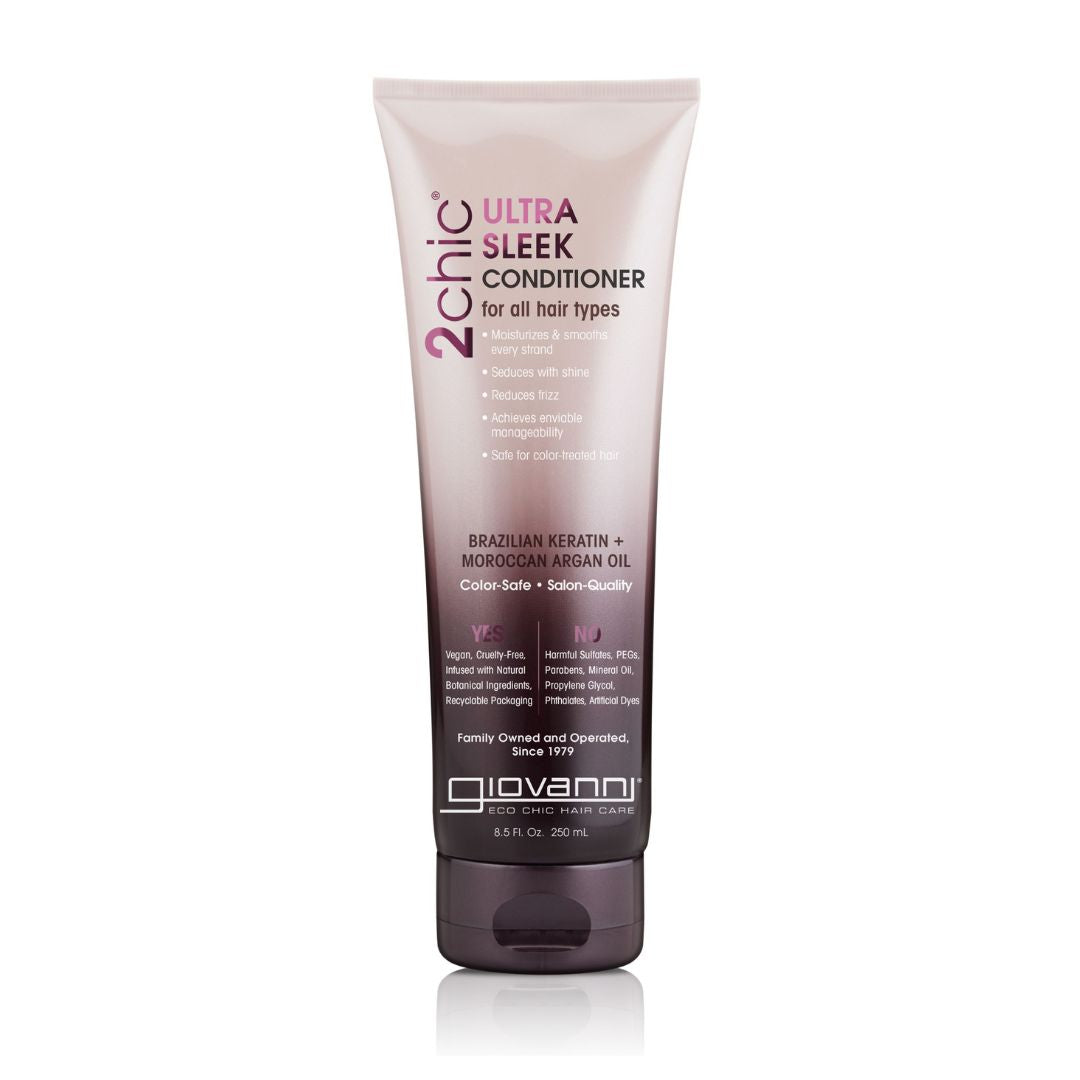 Giovanni 2Chic Brazilian Keratin & Moroccan Argan Oil Conditioner 251ml