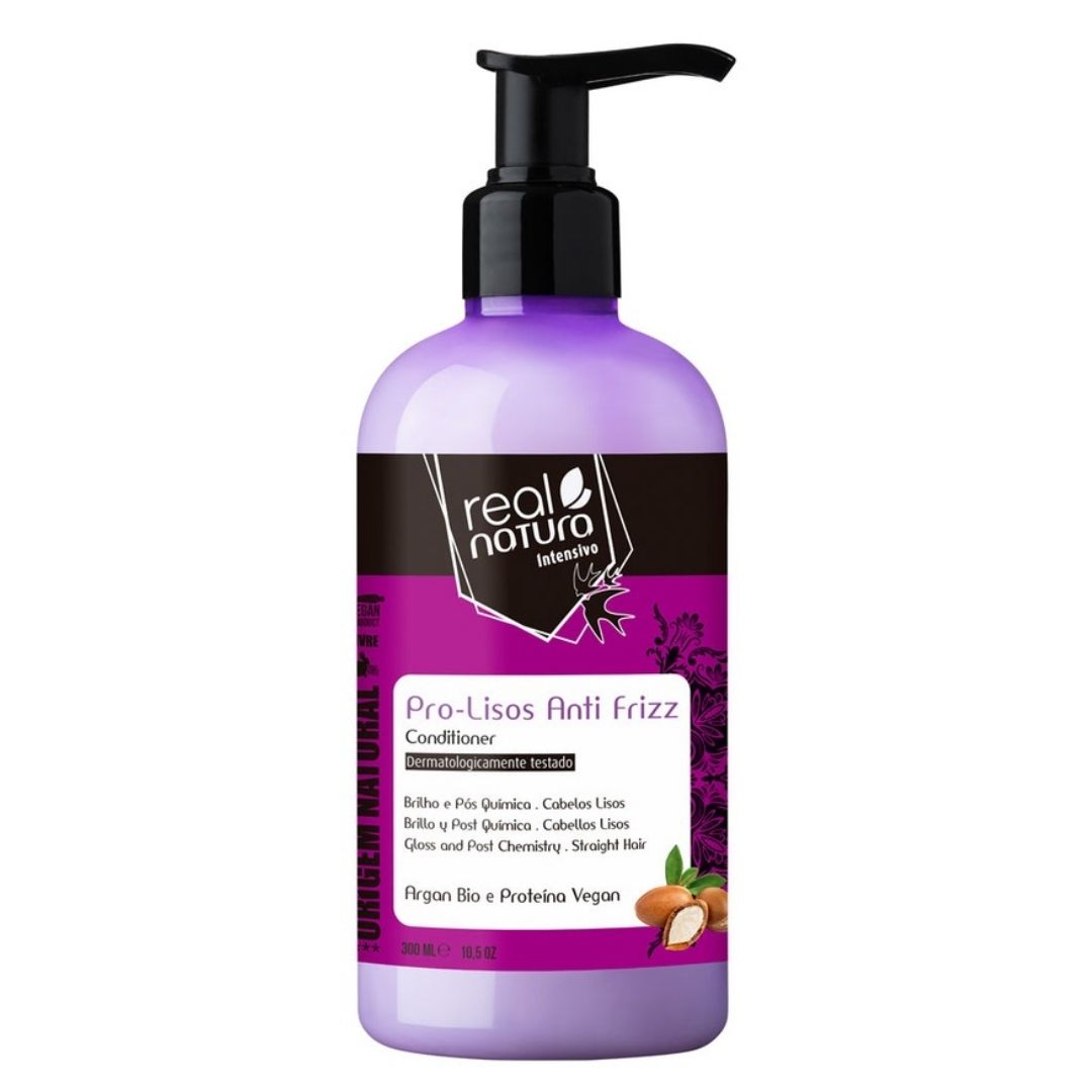 Real Natura Pro- Lisos Anti Frizz Acondicionador 300ml